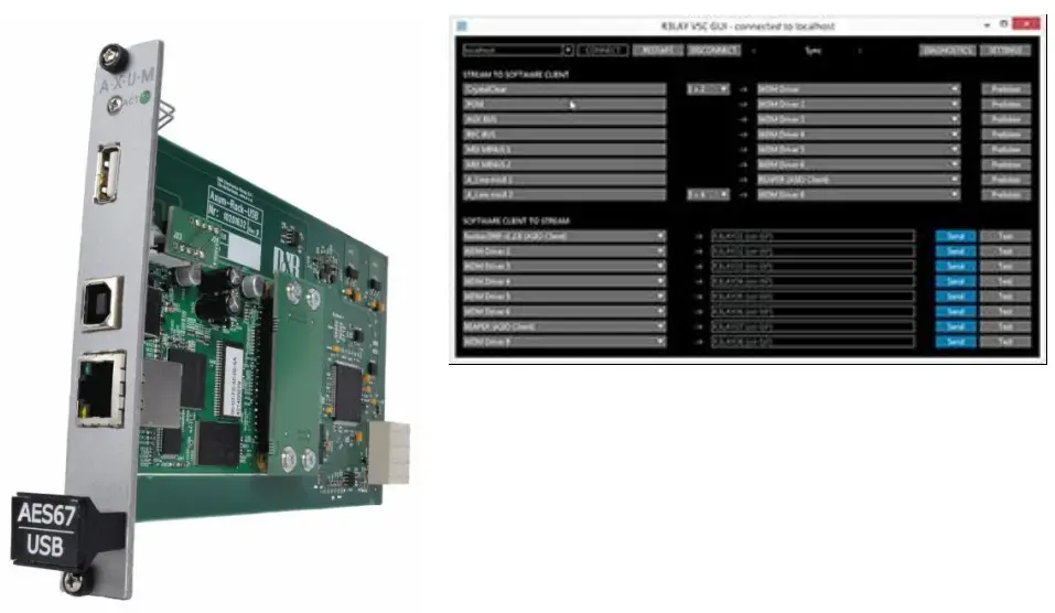 D R AXUM Digital Audio Mixing System - fig6