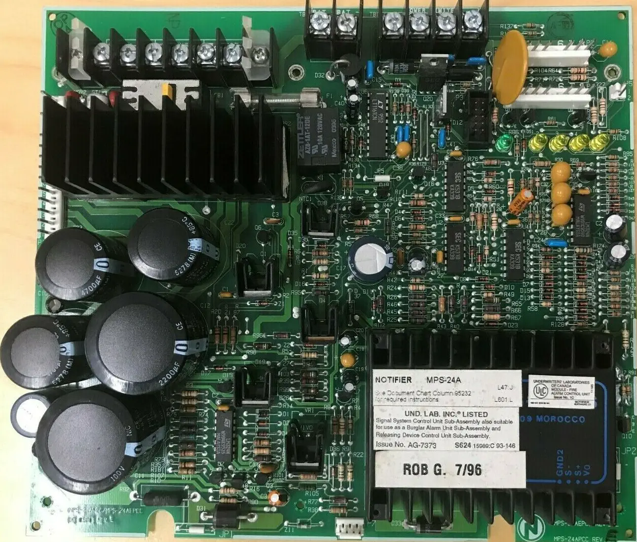 NOTIFIER MPS-24A Main Power Supply