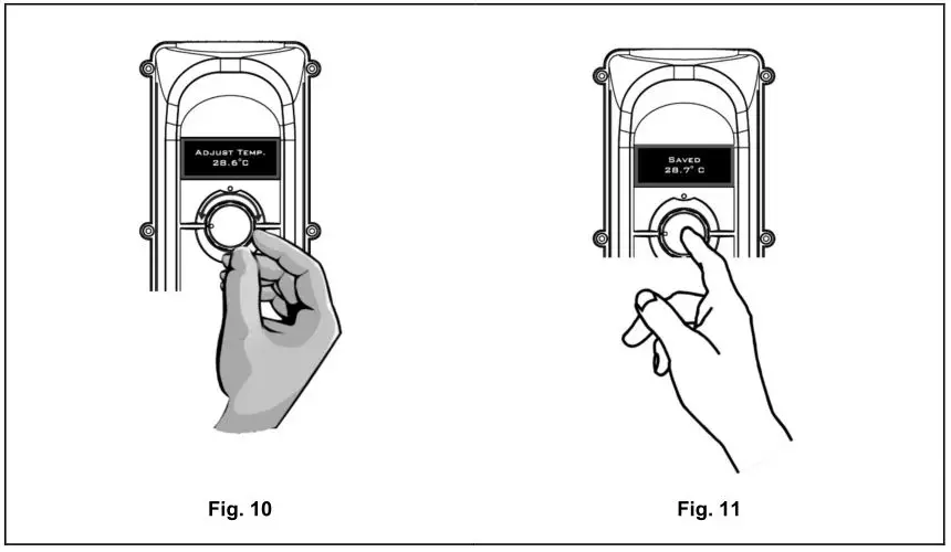 Elecro Evolution 2 Pool Heater - Selector knob operation