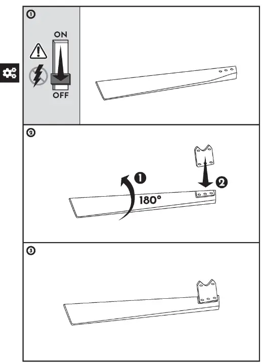 arte confort VIOLETA Cutting Edge Ceiling Fan - Fig1