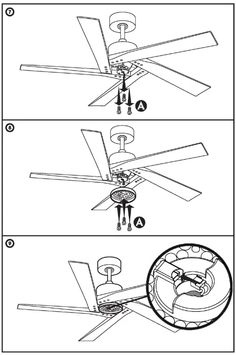 arte confort VIOLETA Cutting Edge Ceiling Fan - Fig3