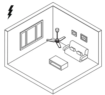 arte confort VIOLETA Cutting Edge Ceiling Fan - REMOTE CONTROL2