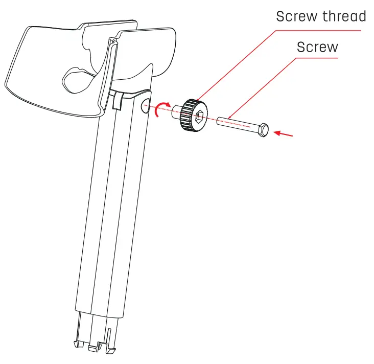 deli E15130 Stand for Handheld Barcode Scanners - parts 1