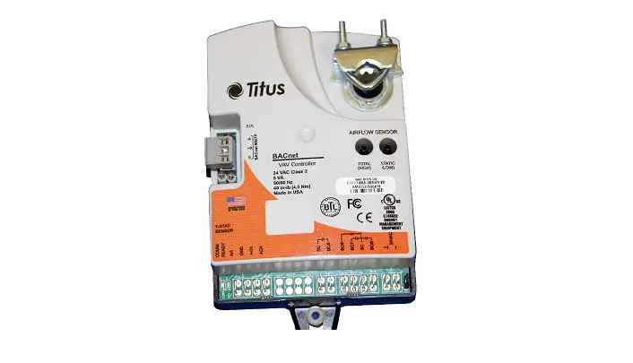 Titus Bac-8005 Alpha Vav Controller Installation Guide