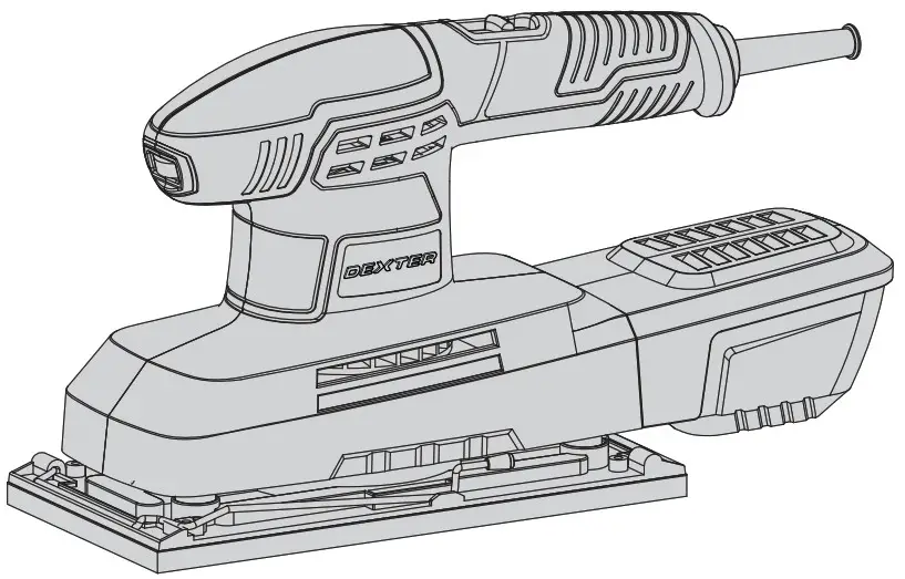 DEXTER DP5 330SHS3 5 Sheet Sander - Cover