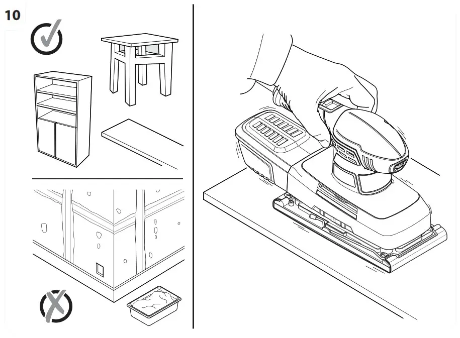 DEXTER DP5 330SHS3 5 Sheet Sander - DETAILED VIEW 11