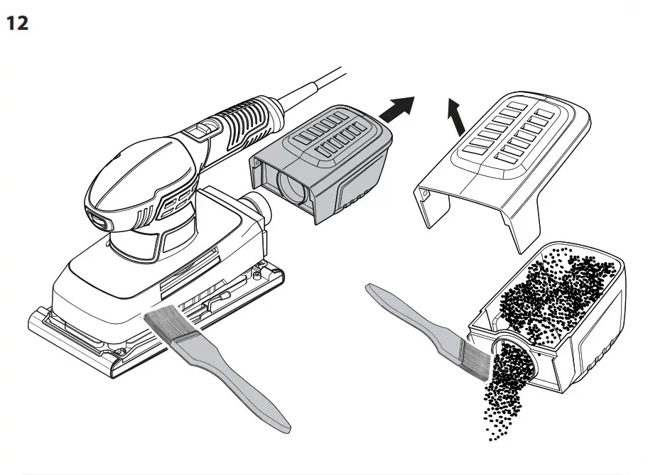 DEXTER DP5 330SHS3 5 Sheet Sander - DETAILED VIEW 13