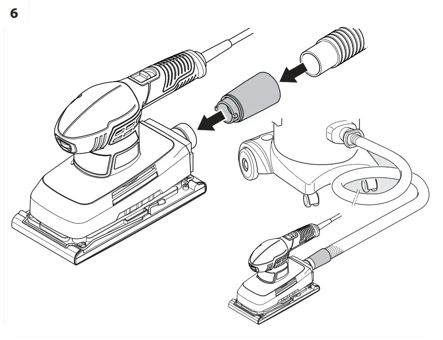 DEXTER DP5 330SHS3 5 Sheet Sander - DETAILED VIEW 7