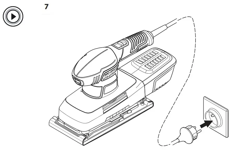 DEXTER DP5 330SHS3 5 Sheet Sander - DETAILED VIEW 8