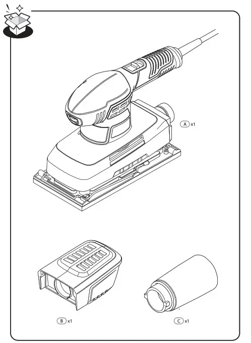 DEXTER DP5 330SHS3 5 Sheet Sander - Product Overview 1