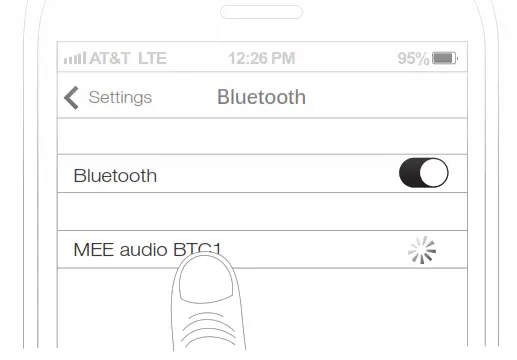 MEE audio BTC1 Bluetooth Wireless Adapter - PAIRING