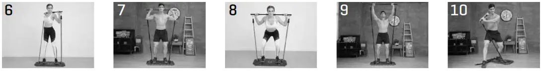 SHARPER IMAGE Portable Gym - WORKOUT GUIDE