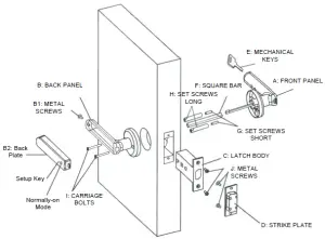 installation detail diagram