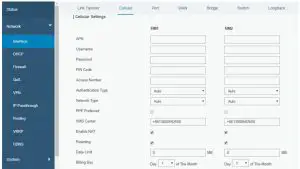 Milesight UR35 Dual SIM Industrial Router-Connection Configuration