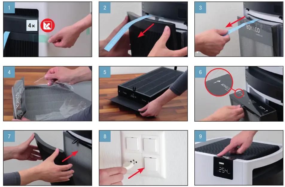 BONECO P710 Air Purifier-FIRST USE