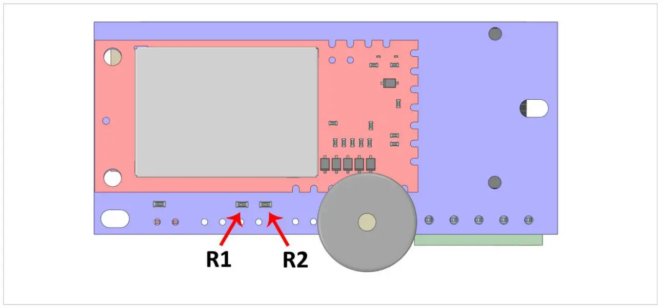 WTE MReX-PCB Mini Transmitter - Piezo connection 2