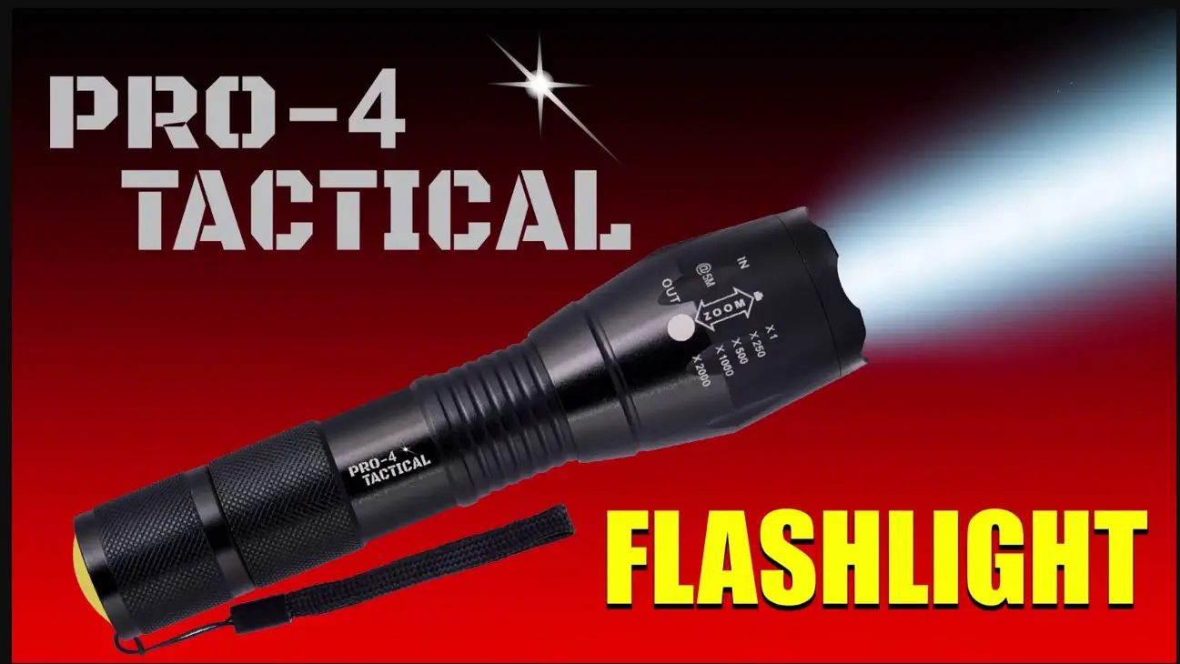 Pro-4 1800 Lumen Flashlight Instruction Manual