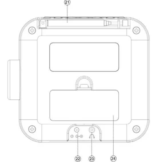 Ultra Creation AM-FM Digital Clock Radio fig 4