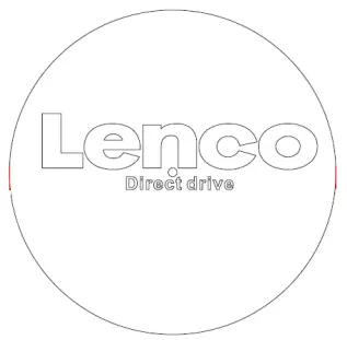 Lenco L 3809 Direct Drive Turntable with USB PC Encoding - Felt mat