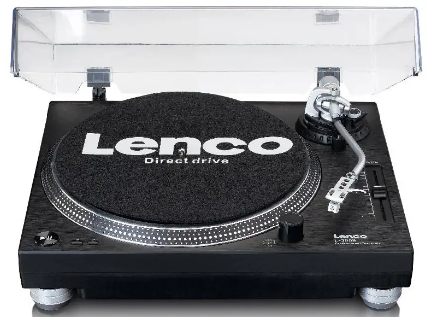 Lenco L 3809 Direct Drive Turntable with USB PC Encoding