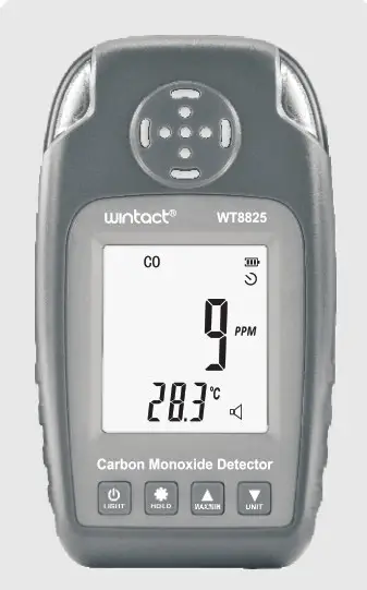 wintact WT8825 Carbon Monoxide Detector