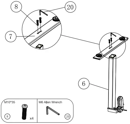 MAIDeSITe DeSK B08CX73F94 Electric Height Adjustable Desk - fig1