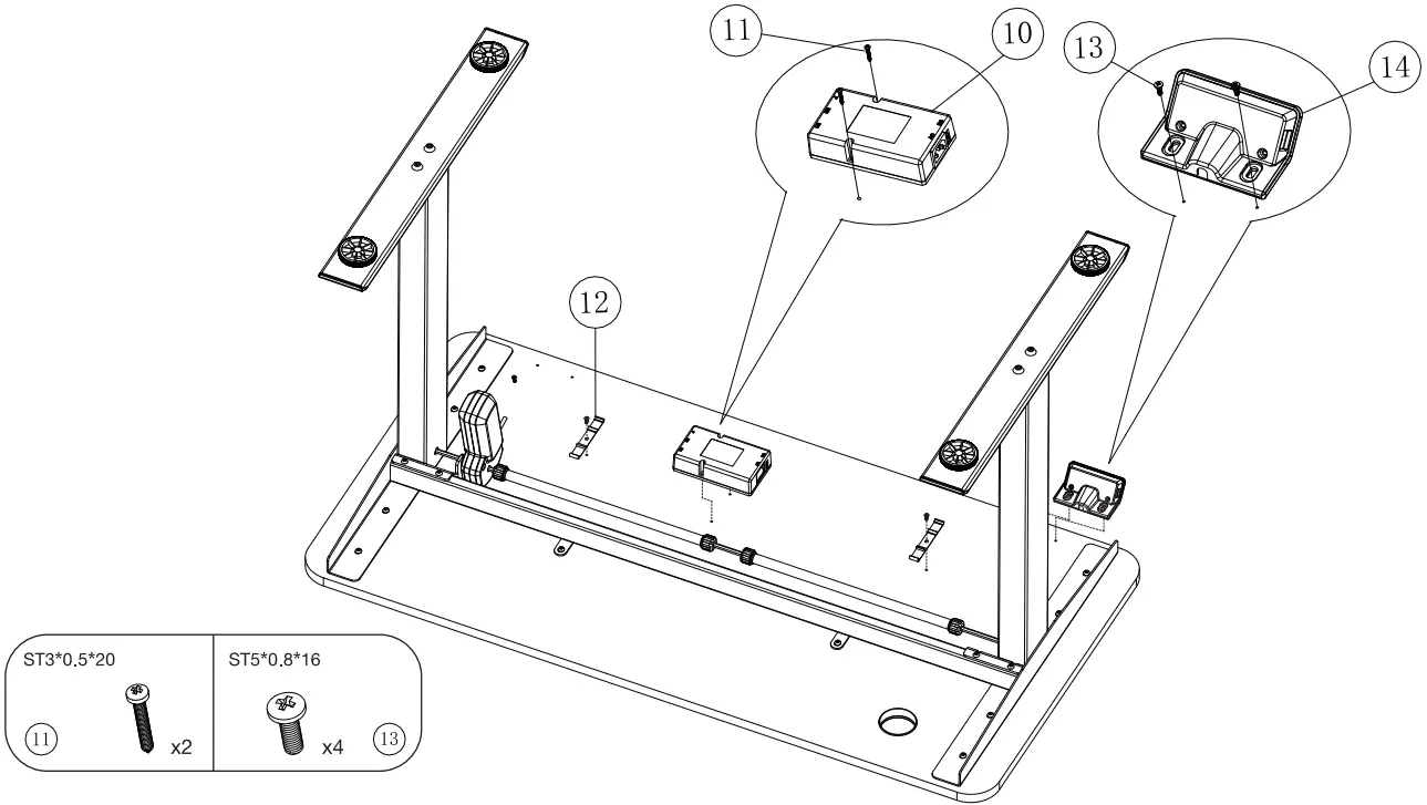 MAIDeSITe DeSK B08CX73F94 Electric Height Adjustable Desk - fig8