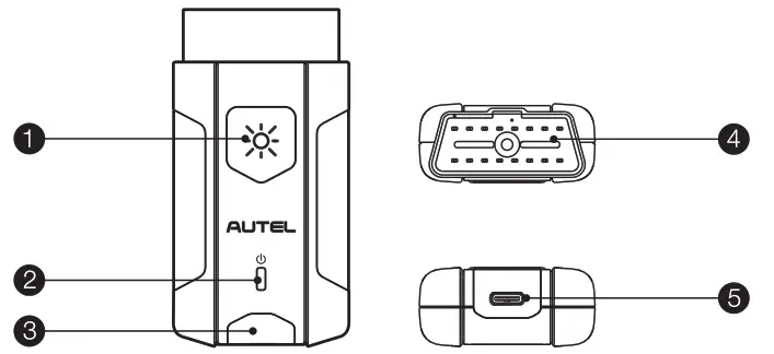 AUTEL MaxiSys MS906 Pro TS Diagnostics Scanner - MaxiVCI V200