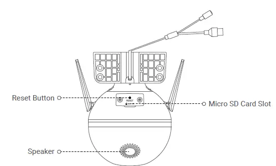 EZVIZ CSC8W1F4 Smart Home Camera FIG 2