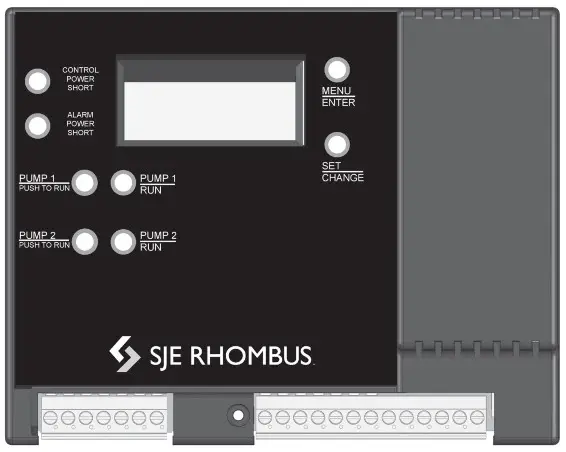 AFSCPD120 Duplex Dual Voltage Control Panel - Viewing Panel Settings