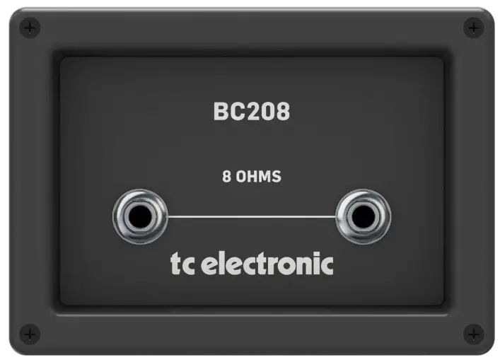 tc electronic BC208 Vertical 200 Watt 2 8 Inch Portable Bass Cabinet with Superior Tone - Controls