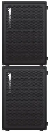 tc electronic BC208 Vertical 200 Watt 2 8 Inch Portable Bass Cabinet with Superior Tone - speakers2