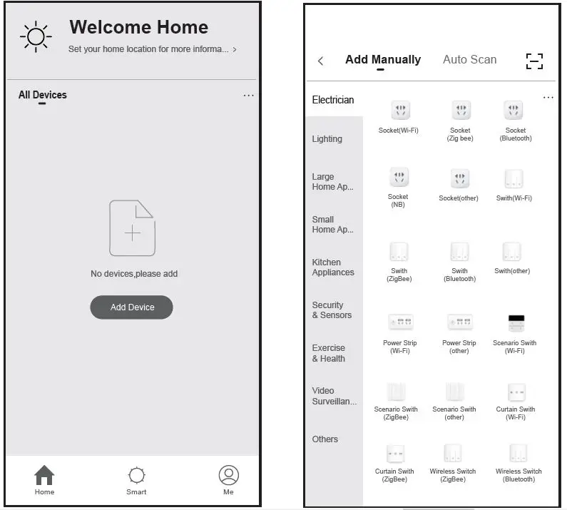 Choose Device to Add 1