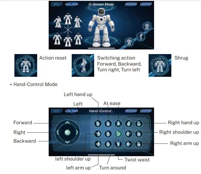 Ruko Carle 1088 Gold Large Smart Robot for Kids fig18