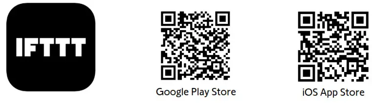 sOmfy IFTTT Tahoma RTS Zigbee Smartphonr and Tablet- IFTTT App