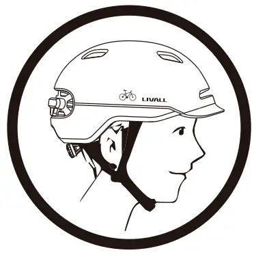 LIVALL C20 Smart Commuter Helmet - Correct