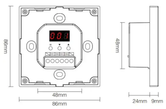 MiBOXER DP1S Dali Touch Panel - Features