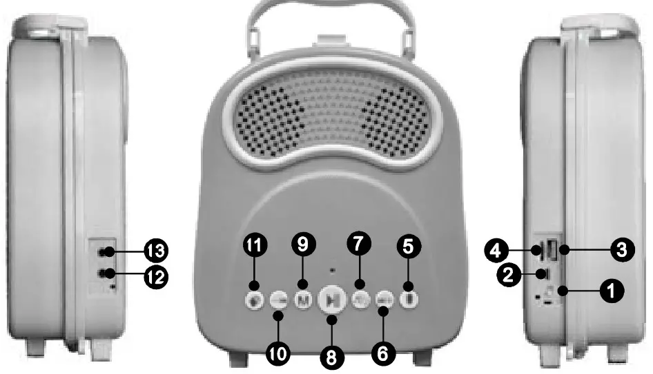 Shenzhen China Starry Deville Technology ATS-2020 Kids Karaoke Machine - product overview 4