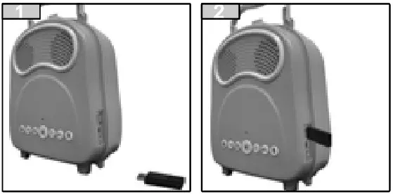 Shenzhen China Starry Deville Technology ATS-2020 Kids Karaoke Machine - usb mode