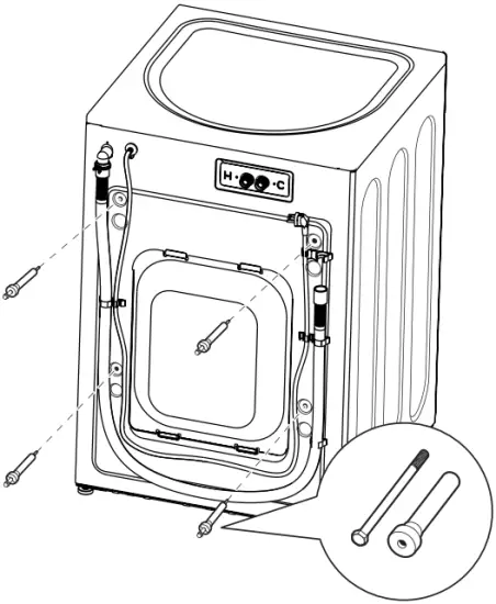 UNPACKING THE WASHER