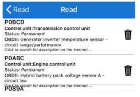 Vgate vLinker MC WiFi OBDII Diagnostic Scanner for iOS and Android - app14