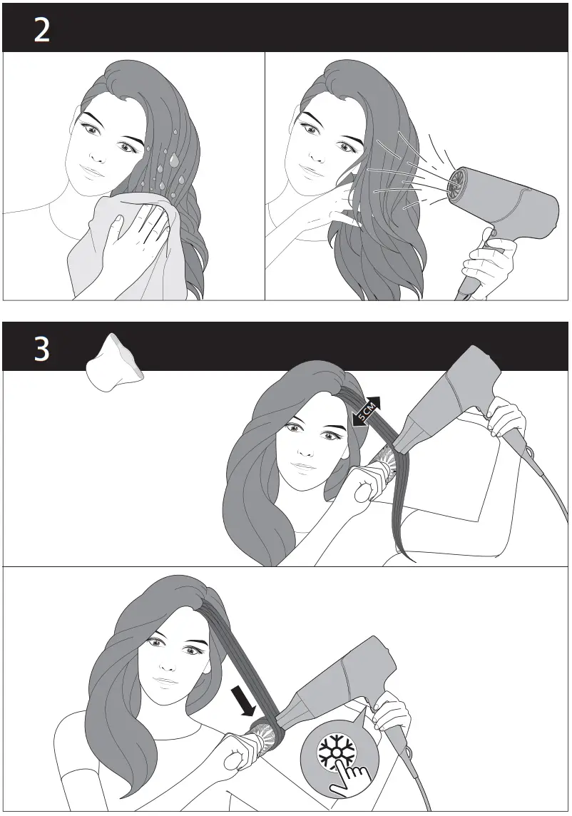 PHILIPS BHD512 Hair Dryer - fig 1