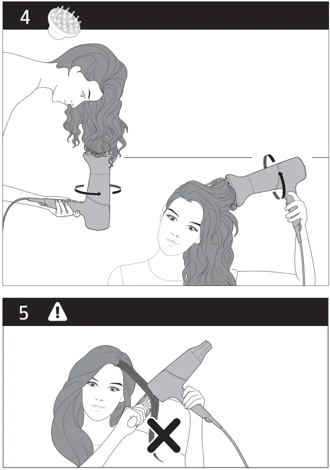 PHILIPS BHD512 Hair Dryer - fig 2