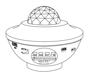 Newfi BM-GP001 Music Starry Galaxy Projector - fig