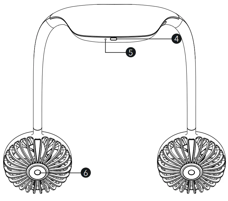PROZIS 1647725291 Cyclone Portable Fan - fig 1