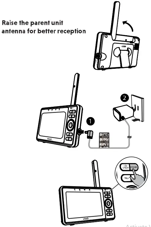 vtech VM901 Pan and Tilt Camera - Fig 1