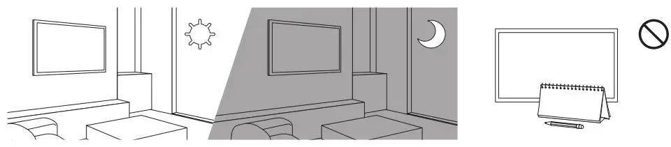 SAMSUNG Smart TV QLED User Manual - Eco Sensor and screen brightness