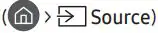 SAMSUNG Smart TV QLED User Manual - Home & Source button