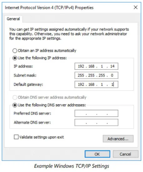 SIGNAL FIRE ENET DIN Ethernet Interface Module - Web Page Configuration