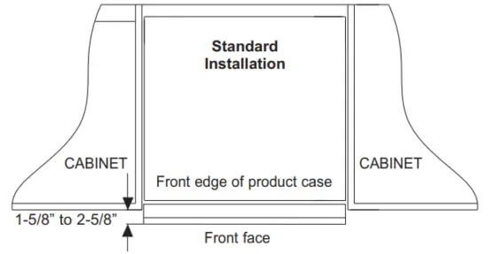 MONOGRAM ZIDI240 Double Drawer Built In Refrigerator - standard